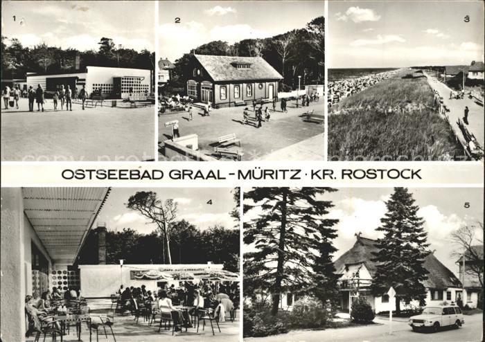 Graal-Mueritz Ostseebad Broiler Gaststaette Milchbar Seestern Strand