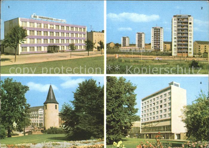 Plauen Vogtland Nonnenturm Otto Grotewohl Platz Platz der Roten Armee