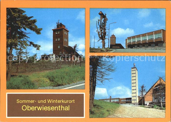 Oberwiesenthal Erzgebirge Wetterwarte HO Gaststaette Fichtelberghaus