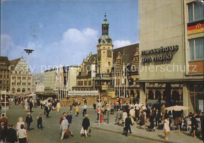LEIPZIG Sachsen Altes Rathaus Messehaus am Markt