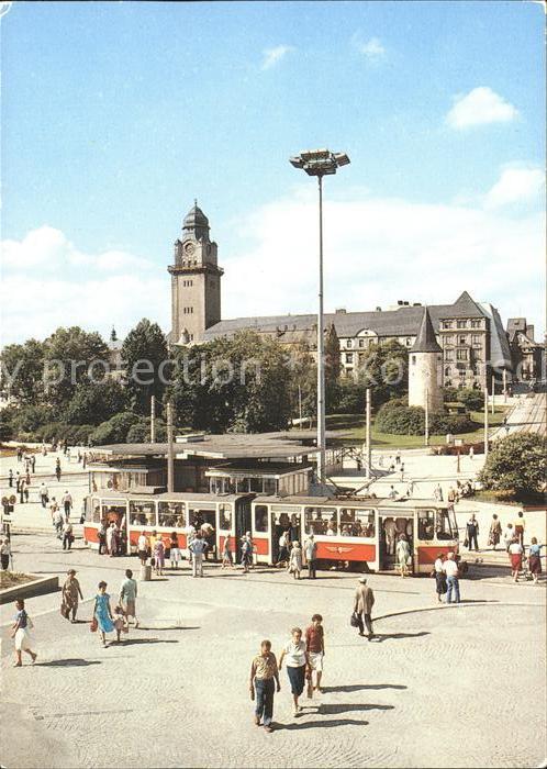 Plauen Vogtland Otto Grotewohl Platz