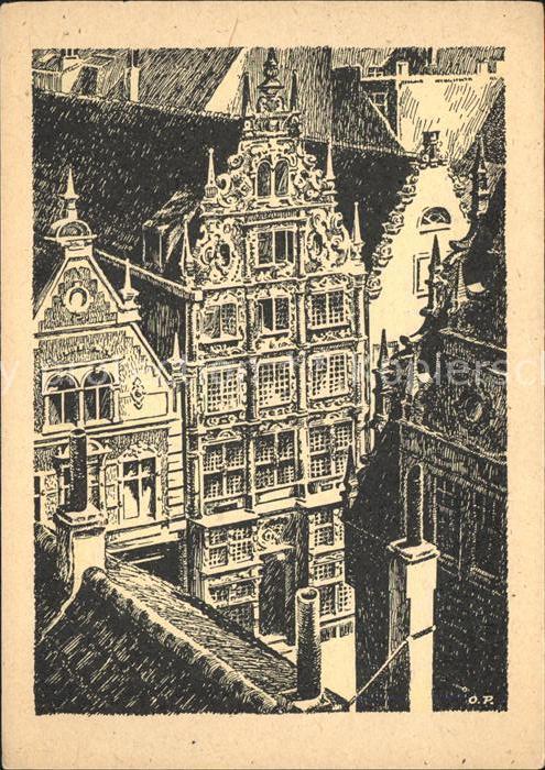 BREMEN  CITY Essighaus Zeichnung