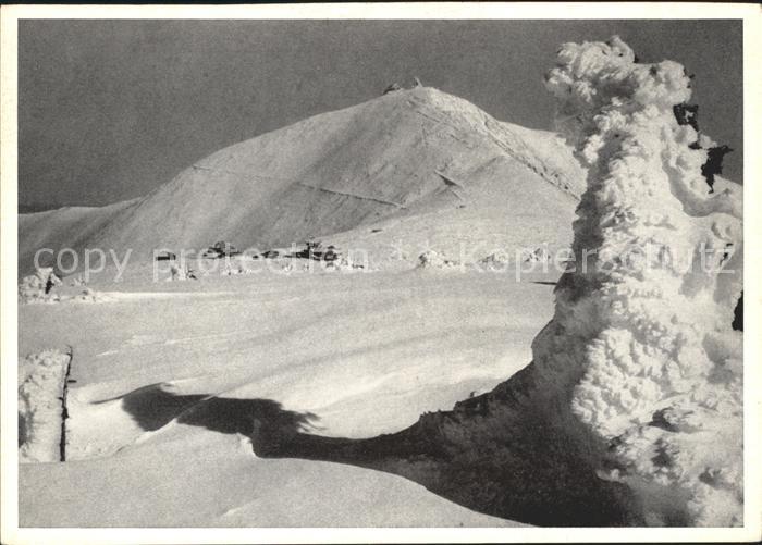 Schneekoppe Snezka Gipfelblick