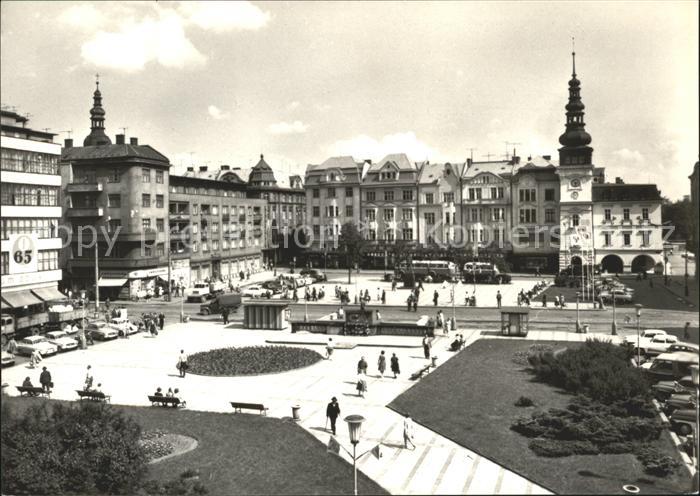 Ostrava Platz der Volksmilizen Alter Stadtkern Altes Rathaus