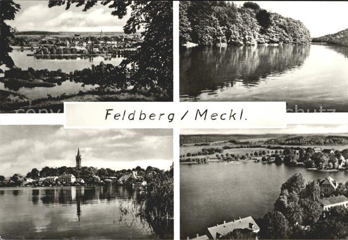 Feldberg Mecklenburg Blick vom Reiherberg Schmaler Luzin Haussee Blick auf den A