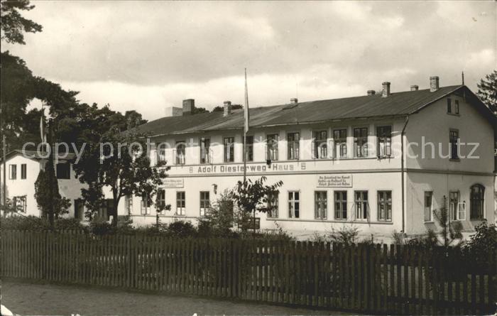 Lubmin Ostseebad FDGB Erholungsheim Adolf Diesterweg Haus Ostseebad