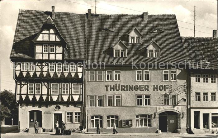 Bad Frankenhausen Apotheke und HOG Gaststaette Thueringer Hof
