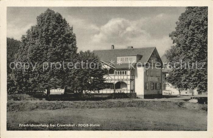 Friedrichsanfang FDGB Heim