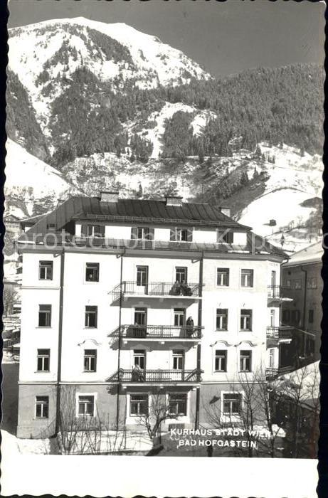 Bad Hofgastein Kurhaus Stadt Wien