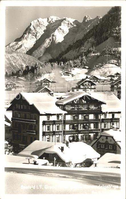 Seefeld Tirol Hotel Wettersteingebirge Wintersportplatz Serie Deutsche Heimatbil