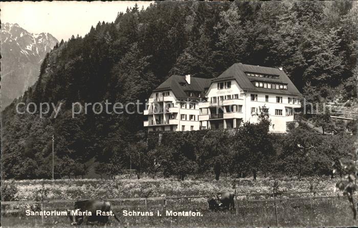 Schruns Vorarlberg Sanatorium Maria Rast im Montafon