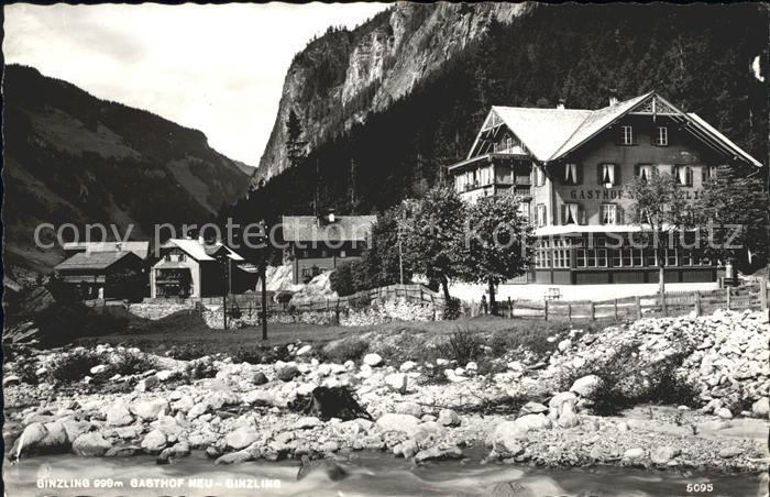 Ginzling Gasthof zur Post Neu Ginzling Partie am Fluss