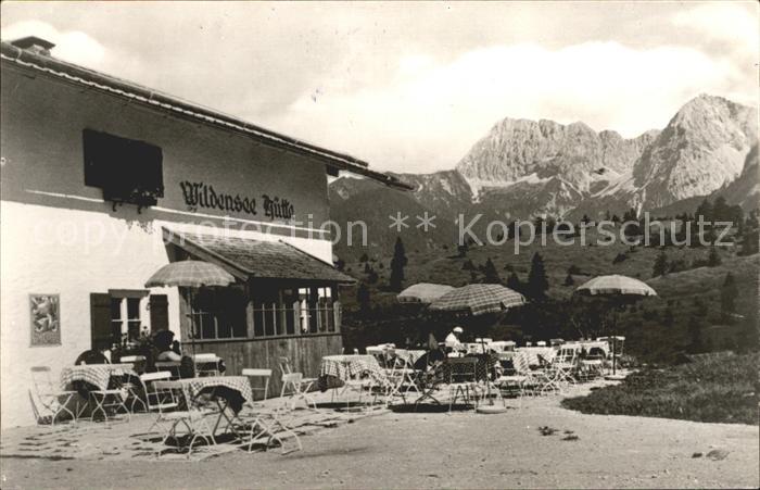 Mittenwald Bayern Wildensee Huette Karwendelgebirge