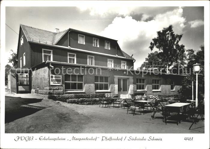 Pfaffendorf Koenigstein FDGB Erholungsheim Margaretenhof