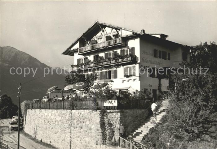 Schenna Meran Cafe Hohenwart Terrasse