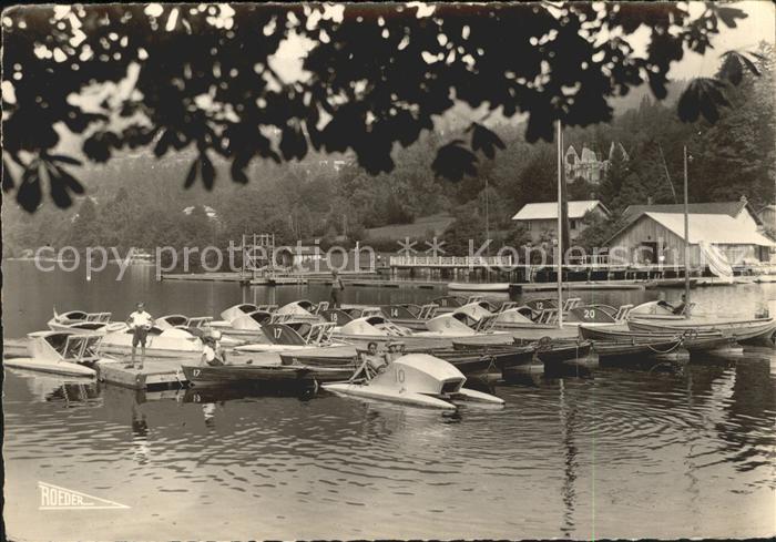 Gerardmer Vosges Pedalos sur le Lac