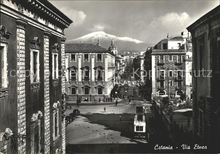 Catania Via Etnea Vulkan