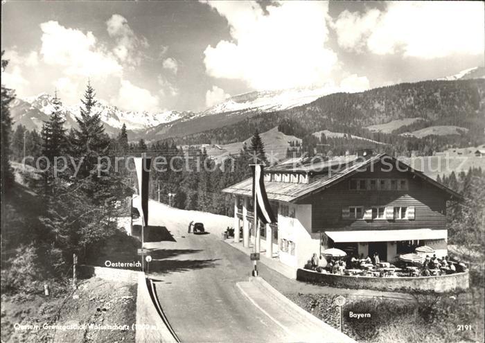 Walserschanz Kleinwalsertal oesterreichischer Grenzgasthof