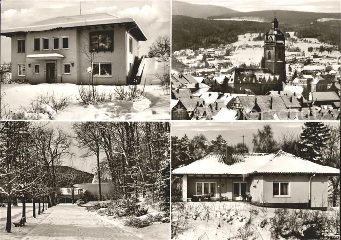 Bad Wildungen Teilansichten Kirche Bungalow Park