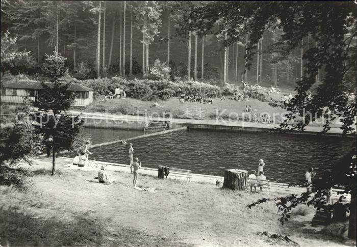 Friedrichsbrunn Harz Waldbad Schwimmbad