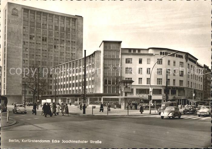 BERLIN  CITY Kurfuerstendamm Ecke Joachimsthaler Strasse