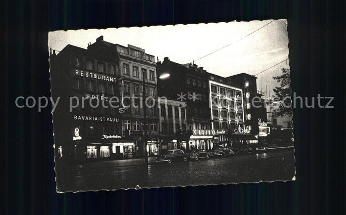 St Pauli bei Nacht Restaurant Hotel Bavaria Casino