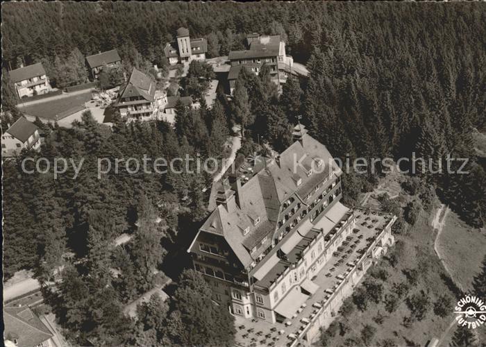 Wildbad Schwarzwald Sommerberghotel Fliegeraufnahme