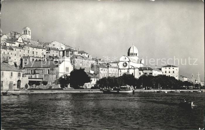 Sibenik Ansicht vom Meer aus
