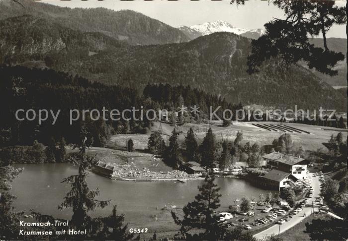 Kramsach Krummsee mit HOtel Alpen