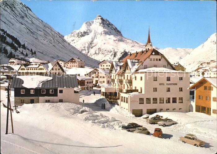 Galtuer Tirol Dorfstrasse Hotel Ballunspitze Wintersportplatz