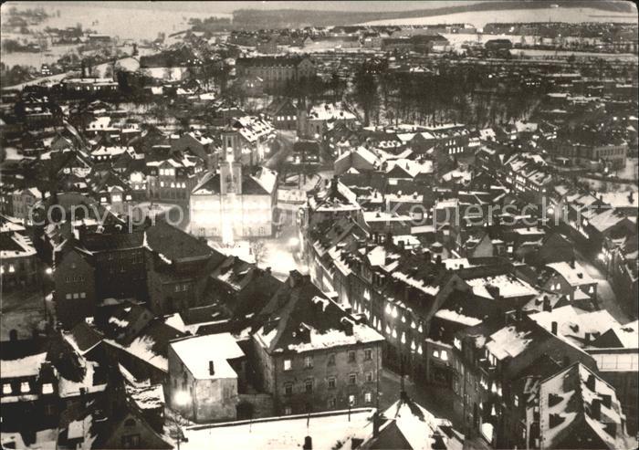 Schneeberg Erzgebirge Fliegeraufnahme