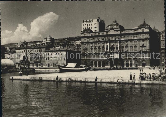 Rijeka Fiume Partie am Hafen