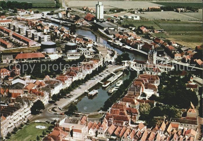 Zierikzee Hotel Cafe Restaurant Mondragon Luchtfoto