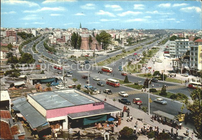 Istanbul Constantinopel Aksaray Vatan ve Millet caddeleri