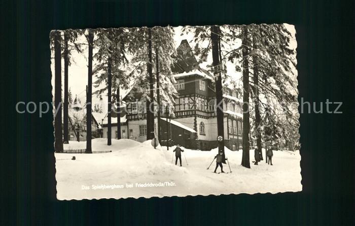 Friedrichroda Spiessberghaus Skifahrer