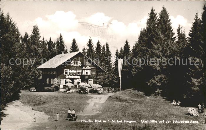 Pfaender Gaststaette auf der Schwedenschanze