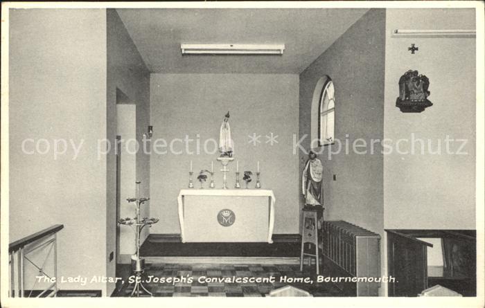 Bournemouth The Lady Altar St Josephs Convalescent Home