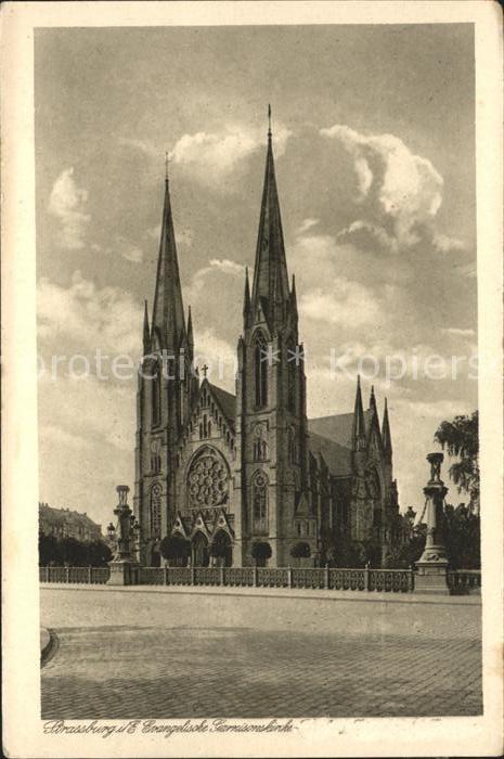 Strassburg Elsass Ev Garnisonskirche