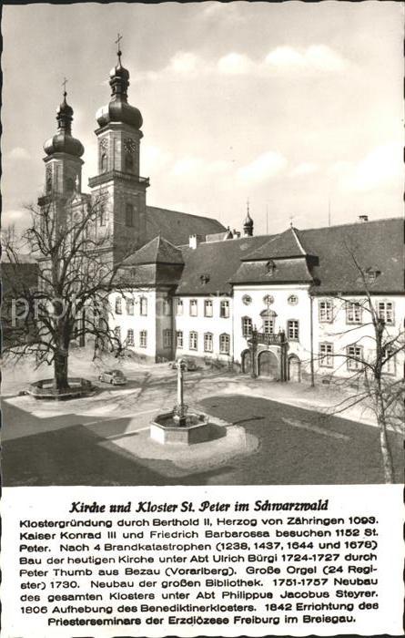 St Peter Schwarzwald Kirche und Kloster