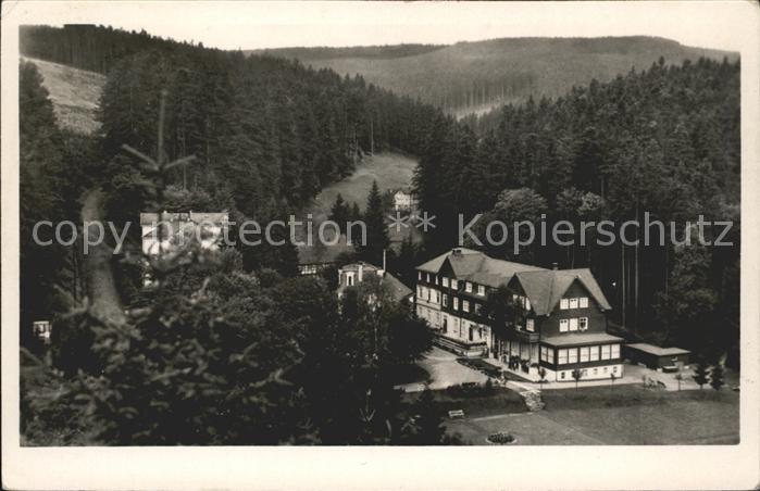 Friedrichroda Blick zum Kuehlen Tal