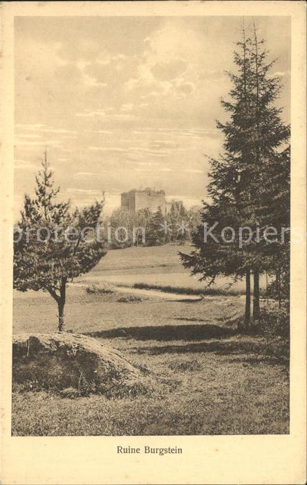 Burgstein Plauen Ruine Burgstein