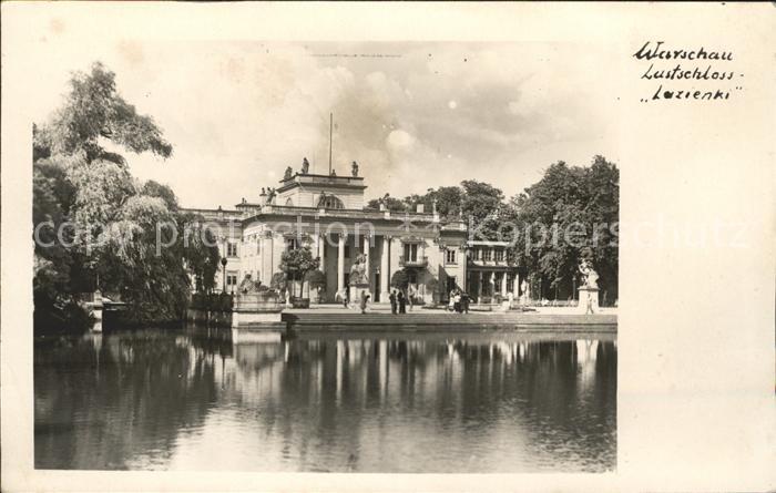 Warschau Masowien Lustschloss Luzienki