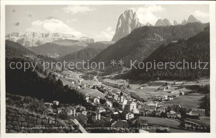 Ortisei St Ulrich Val Gardena Gruppo Sella e Sassolungo