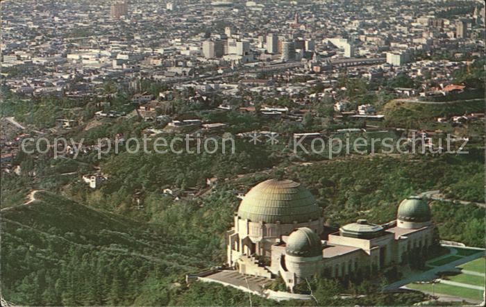 Los Angeles California Griffith Observatory and Planetarium Air view