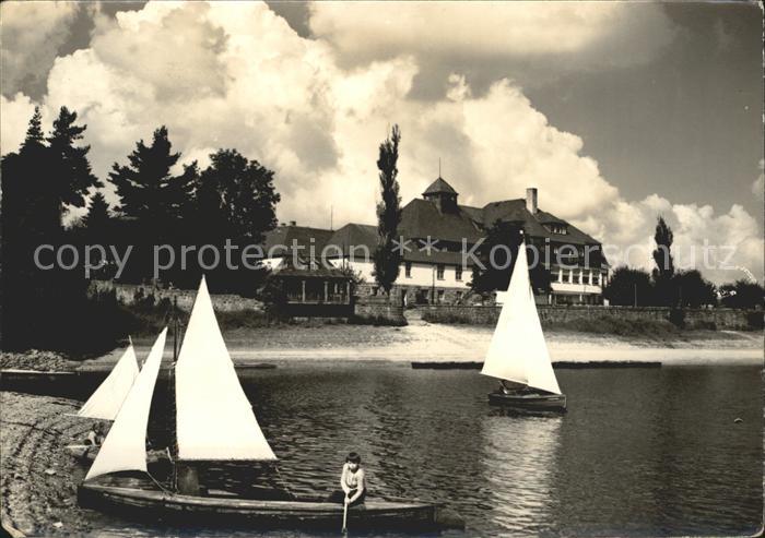 Paulsdorf Dippoldiswalde Talsperre Malter HO Hotel Haus Seeblick Segelboote