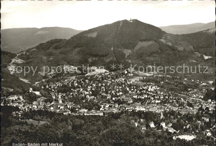 BADEN-BADEN BW mit Merkur Totalansicht