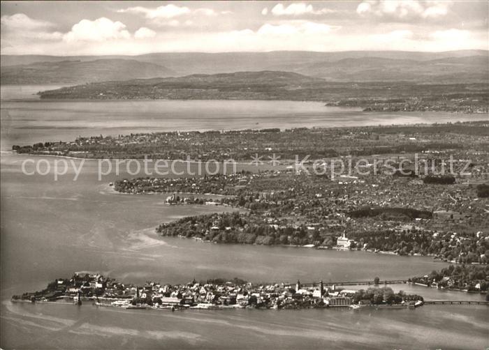 Lindau Bodensee Blick vom Pfaender