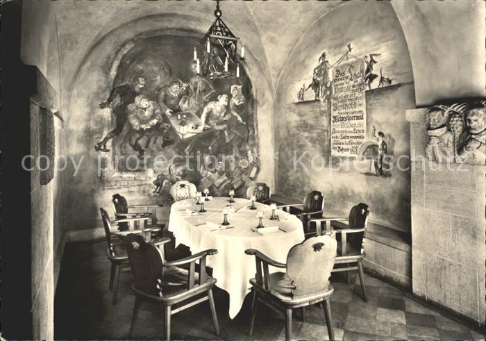 BREMEN  CITY Ratskeller Das schwarze Loch Fresken