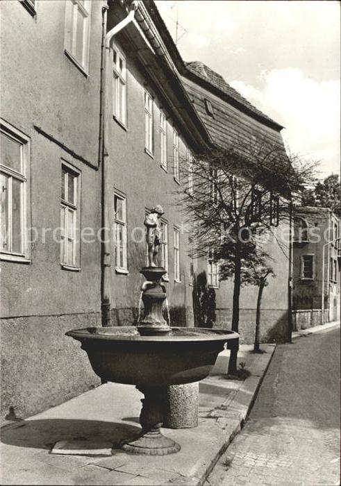Apolda Brunnen in der August Bebel Strasse
