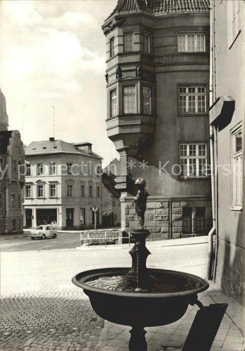 Apolda Brunnen an der August Bebel Strasse